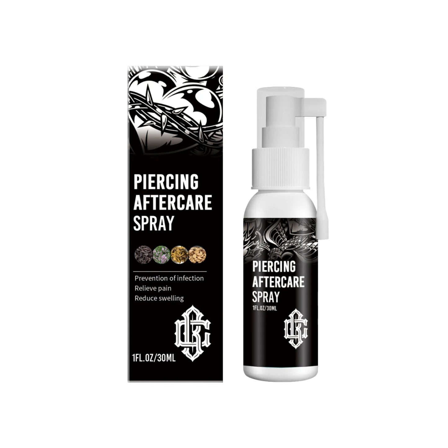 After Piercing Spray Reduce Allergy Swelling Ear Disinfecting Cleaning Earring Hole Soothing Piercing Aftercare Cleaner Fluid