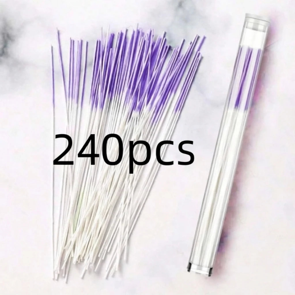 120/60pcs Ear Piercing Cleaning Effective Ear Hole Cleaner Tool Disposable Earrings Hole Clean Paper Line for Removing Dirt Odor